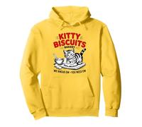 Kitty Biscuits Bakery We Knead Em You Need Em Cat Felpa con Cappuccio