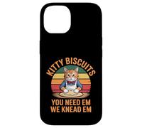 Kitty Biscuits Bakery We Knead Em You Need Em Love Cat Custodia per iPhone 14