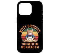 Kitty Biscuits Bakery We Knead Em You Need Em Love Cat Custodia per iPhone 16 Pro