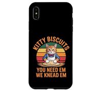 Kitty Biscuits Bakery We Knead Em You Need Em Love Cat Custodia per iPhone XS Max