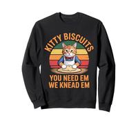 Kitty Biscuits Bakery We Knead Em You Need Em Love Cat Felpa