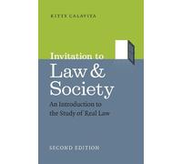 Kitty Calavita Invitation to Law and Society, Second Edition (Tascabile)