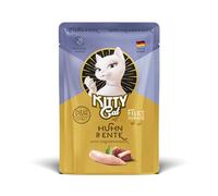 KITTY Cat Filetto in paté pollo & anatra, 6 x 85 g, cibo umido gourmet per gatti, con taurina, olio di salmone e cozze verdi senza cereali con molta carne, prodotto in Germania