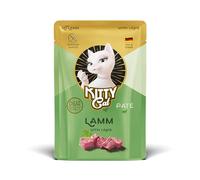 KITTY Cat Paté Agnello, 48 x 85 g, mangime umido per gatti, senza cereali con taurina e olio di salmone, mangime completo ad alto contenuto di carne, Made in Germany