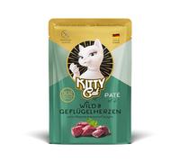 KITTY Cat Paté Wild & Pollame, 48 x 85 g, cibo umido per gatti, senza cereali, con taurina e olio di salmone, mangime completo ad alta percentuale di carne, prodotto in Germania