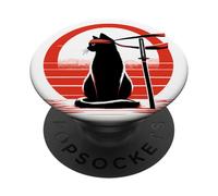 Kitty Combat Master Jiu Jitsu Ninja E Artista Marziale PopSockets PopGrip Adesivo