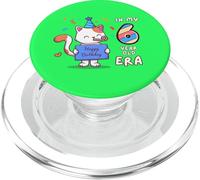 Kitty Cute In My Year Era Fun Animal 6° compleanno PopSockets PopGrip per MagSafe