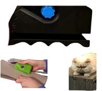 Kitty Cutter - Taglierina per cartone per tiragraffi per gatti, taglierino per cartone stampato in 3D, per fai da te, strumento portatile per riciclare il cartone, macchina da taglio creativa per le
