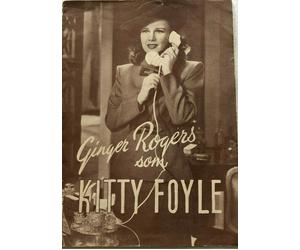 Kitty Foyle Ginger Rogers Dennis Morgan James Craig 1940 programma cinematogr...