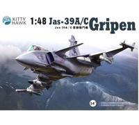 Kitty Hawk Modello Di Aeromobile JAS-39A/C Gripen In Scala 1/48