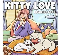 Kitty Love Coloring Book