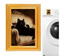 Kitty Magnet Set - Mini Refrigerator Magnets for Holding Notes | PVC Material with Magnetic Base, Adorable Character Designs, Functional Display Clips for Photos Lists 3.15x2.36 in