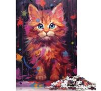 Kitty No7 Puzzle Impossible 1000 Pezzi Decorazione Per La Casa. Rilassamento E Intelligence Per Adulti E Ragazzi Da 14 Anni 1000pcs (38x26cm)
