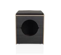 KITTY PAWBOX 2 - Cuccia per gatto Nero/Quercia