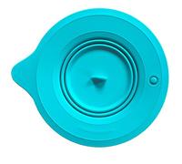 Kitty Professional Coperchio di chiusura in silicone, lavabile in lavastoviglie | Compatibile con le ciotole KitchenAid* con valvola di sicurezza per ciotole da 3l 4,3l 4,8l (Acquamarina)