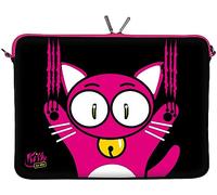 Kitty to Go LS140-17 Notebook Sleeve Laptop neopren case custodia portatile borsa involucro protettivo 43,9cm (17,3 pollice) nero