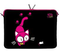 Kitty to Go LS141-13 MacBook Sleeve Laptop neopren case custodia portatile borsa involucro protettivo 33,8cm (13,3 pollice) nero