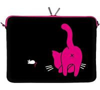 Kitty to Go LS141-15 Notebook Sleeve Laptop neopren case custodia portatile borsa involucro protettivo 39,6cm (15,4 - 15,6 pollice) nero