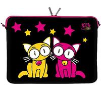 Kitty to Go LS144-17 Notebook Sleeve Laptop neopren case custodia portatile borsa involucro protettivo 43,9cm (17,3 pollice) nero