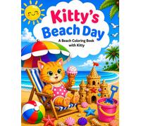Kitty's Beach Day: A Cute Beach Coloring Adventure with Kitty