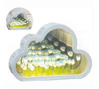 KituT Forever Cloud Mirror Tulips - Luce Notturna Tulipano, Lampada Specchio Tulipano Nuvola, Lampada Tulipano Specchio Nuvola 2 in 1 per Bagno, toletta, Decorazione Camera Ragazze