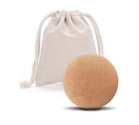 KITWILD Palla per massaggio in sughero, ad alta densità, con particelle sottili, per massaggio muscolare profondo, rilascio miofasciale, punti trigger e terapia yoga, palla leggera per massaggio