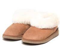 kitz-pichler Ciabatte in pelliccia di agnello Gisi per uomo e donna | Ordinare una taglia più grande, marrone, 41 EU