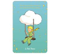 KIUB Biglietto piccolo principe ondeggiante delicatamente appeso alle nuvole - dimensione 10 x 15 cm