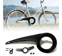 Kiuiom Copricatena per Bici, Paracatena per Bicicletta in Plastica, Proteggi Catena per Bicicletta, Protezione per Catena per Bici Protezione per Corona Bici Accessori de Bici per 32-38T 48x18cm