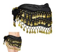 Kiuiom Gonna Danza Ventre, Cintura, Sciarpa, Ballo di Pancia, Belly Dance Hip Scarfs, Cintura Danza Indiana, Foulard, Costume