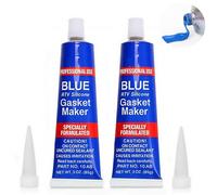 Kiuiom Guarnizione del Paraolio del Motore,Sigillante per Motori,Guarnizione Liquida 2PC Guarnizione del Sigillante del Motore Intervallo di Resistenza al Calore da -60 °C -320 °C -85g (Blu)