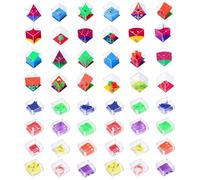 Kiuiom Mini Puzzle Box con Livelli di Difficoltà Assortito,Cubi Rompicapo Bambini,Rompicapo Giocattoli Educativi,Mini Giochi di Puzzle,Gioco di Puzzle,Giocattolo Compleanno per Bambini,36 pezzi