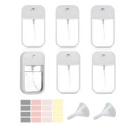 Kiuiom Nebulizzatore Profumo, Mini Atomizzatore Profumo, Porta Profumo da Viaggio, 6PCS Bottiglia di Spruzzo Portatile Dispenser Profumo Portatile Vaporizzatore Profumo Mini Spruzzino Profumo
