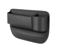 Kiuiom Scatola Portaoggetti per Seggiolino Auto, Organizzatore Pelle PU per Riempire La Fessura Del Sedile Dell'auto,Car Seat Gap Filler, Organizer Auto Tasca Laterale per Cellulare, Chiavi, Occhiali