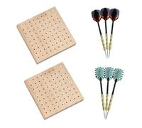 Kiuiom Supporti per Freccette in Legno,Inserto in Legno per la Conservazione Delle Freccette,Accessori di Gioco Essenziali per Bar/Club,Mantenere la Freccia Ordinata e Facile da Usare