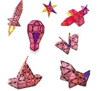 KiuKieya 34 Pezzi Costruzioni Magnetiche per Bambini 3 4 5 6 7 8 Anni Maschio Bambina Magnetico per Bambini Costruzioni Giochi Magnetici Bimbo Regalo Bambino 3 4 5 6 7 Anni