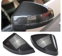 KIUYNHMSI 2 Pezzi Auto Calotte Specchietti Esterni per Audi A3 S3 8V RS3 2013 2014 2015 2016 2017-2019, Lati Destri e Sinistri Copertura per Specchietto retrovisore Calotta,A/Carbon Fiber