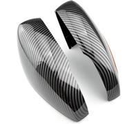 KIUYNHMSI 2 Pezzi Auto Calotte Specchietti Esterni per VW Polo 6R 6C 2009-2017, Lati Destri e Sinistri Copertura per Specchietto retrovisore Calotta,A/Carbon Fiber Pattern