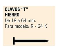 Kivec MCCLAVOT-32 - Ferro lungo chiodo 32 millimetri mini scatola t di 2 migliaia