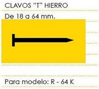 Kivec MCCLAVOT-50-Chiodo mini T Ferro, Lunghezza 50 mm, Confezione Da 1, Millar