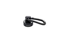 KIveppuzx Ganci magnetici | Nero 5 Multi dimensioni da appendere: cucina, armadio, officina, bagno(20mm)
