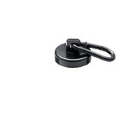 KIveppuzx Ganci magnetici | Nero 5 Multi dimensioni da appendere: cucina, armadio, officina, bagno(32mm)