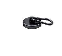 KIveppuzx Ganci magnetici | Nero 5 Multi dimensioni da appendere: cucina, armadio, officina, bagno(42mm)