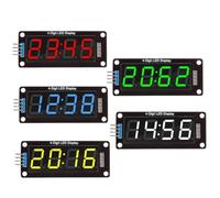 Kivivaka 056 Pollici 4-Digit LED Clock Display Module TM1637 Driver RGB Comune Anodo Tubo per Arduino DIY Progetti Blu