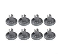 Kivivaka 8pcs ABS Lavastoviglie Cestello Ruote per Electrolux per AEG Bottom Rack Parte di Ricambio 50286965004