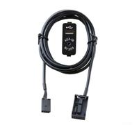 Kivivaka Adattatore da AUX a USB per BMW E39 E46 E38 E53 X5 9237656 porta di ingresso console centrale cablaggio connettore auto