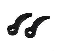 Kivivaka Adattatore per barra di leva resistente adatta a chiavi da 1,3 cm e 1 cm, in acciaio temperato per attacco piede di porco per demolizione automatica (2 pezzi)