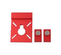 Kivivaka Adattatore per guida di precisione per fresatrice in alluminio con fermata per taglio dritto, compatibile con