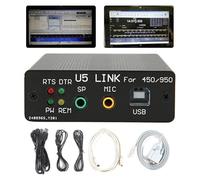 Kivivaka Adattatore USB PC Link per Yaesu FT-450D FT-950D FT-991A per ICOM, per cavo di interfaccia dati CAT con isolamento audio radio prosciutto