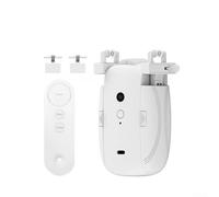 Kivivaka Apritende elettrico in plastica, 4000 mAh, batteria 6 mesi, telecomando 8-10 m, compatibile con asta romana a forma di U (1 pezzo TU)